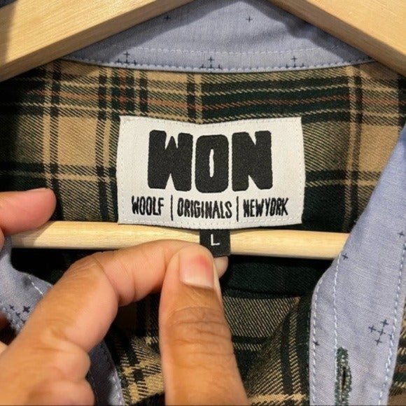 WON Woolf Originals New York Flannel Size Large - Picture 3 of 6